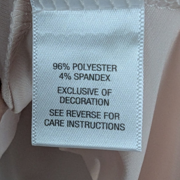 Studio Works NWT size 1X light pink blouse with rhinestones - Picture 4 of 13